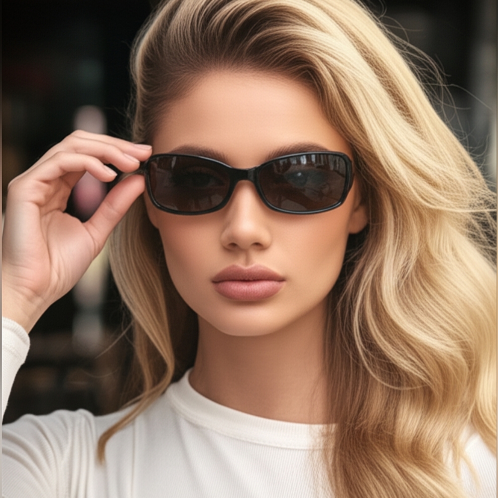 Women's Aztec black sunglasses AZ 30006 BK 55-16-125
